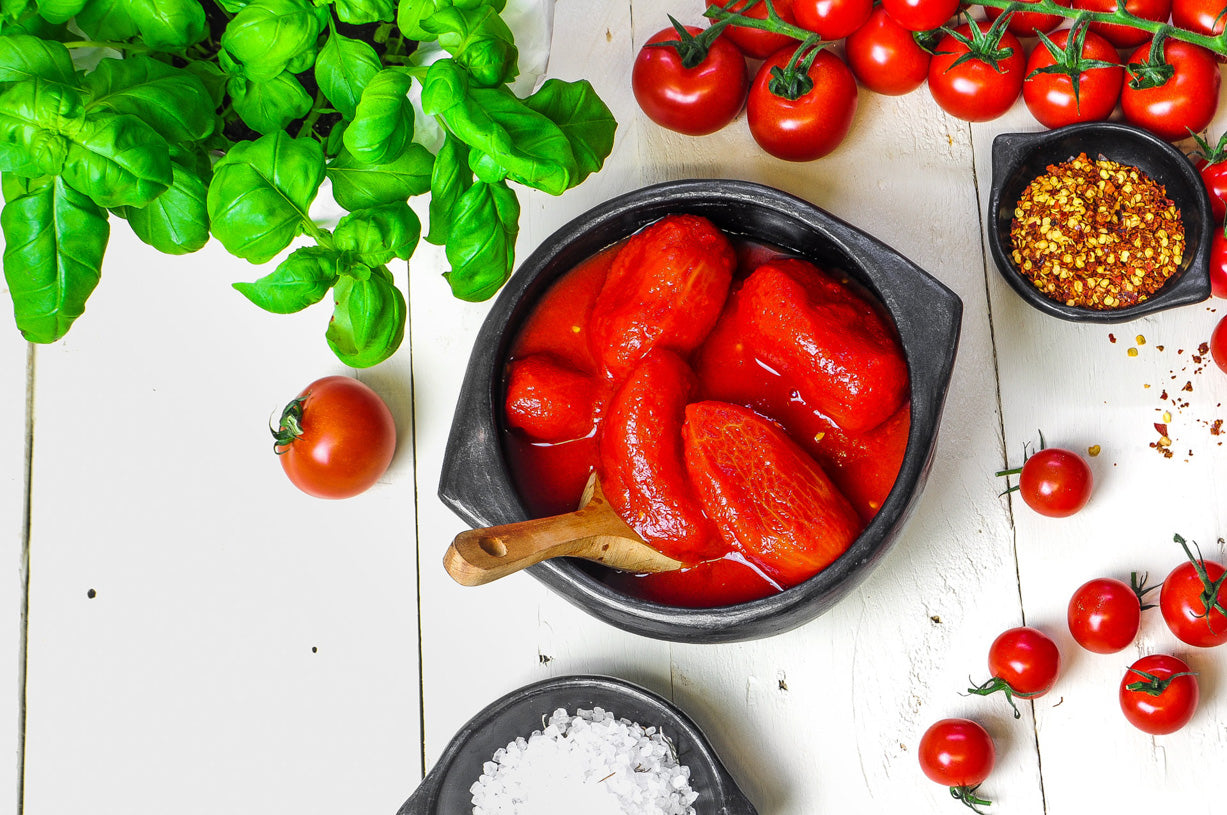 Geschälte tomaten bio online kaufen aus Italien San Marzano