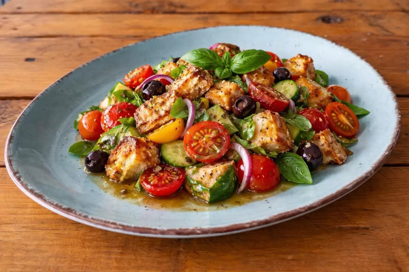 Originale Panzanella – Toskanischer Brotsalat
