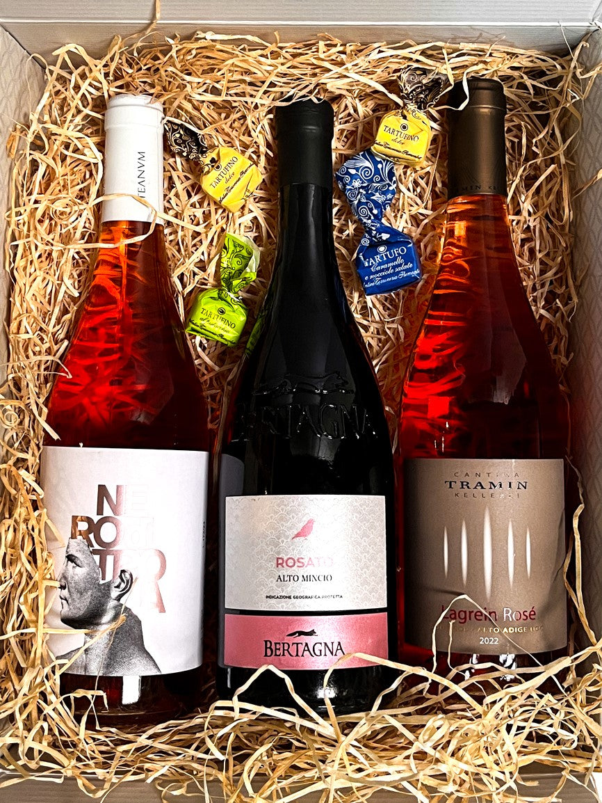 Weinangebot Geschenkkorb mit Weinen aus Italien Online kaufen