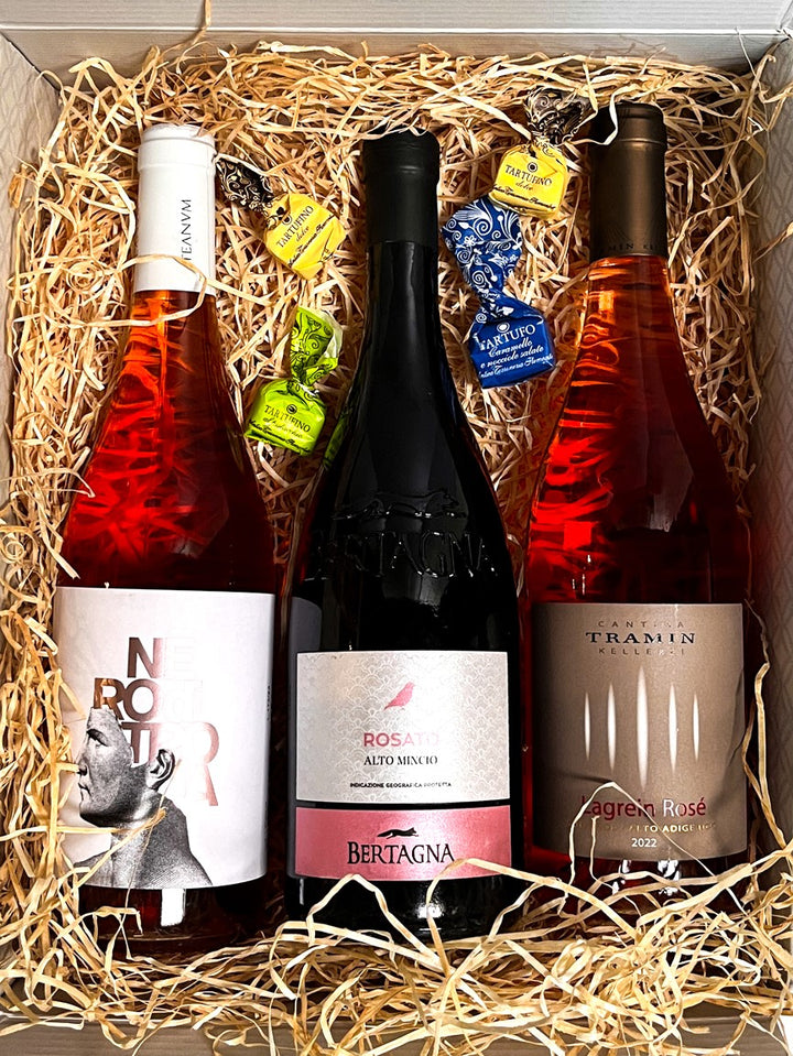Weinangebot Geschenkkorb mit Weinen aus Italien Online kaufen