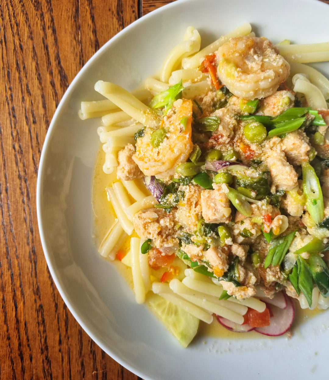 Pasta al Coco e pesce