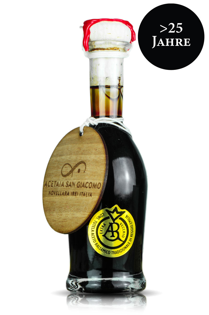 Aceto Balsamico Tradizionale DOP Online kaufen 25 Jahre Italienische Feinkost