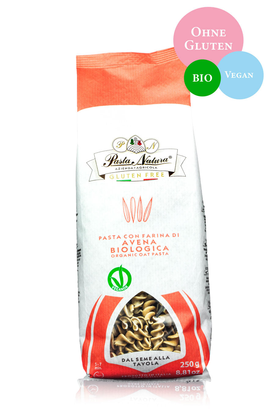 Glutenfreie Pasta Hafer Bio Nudeln online kaufen Italien vegan