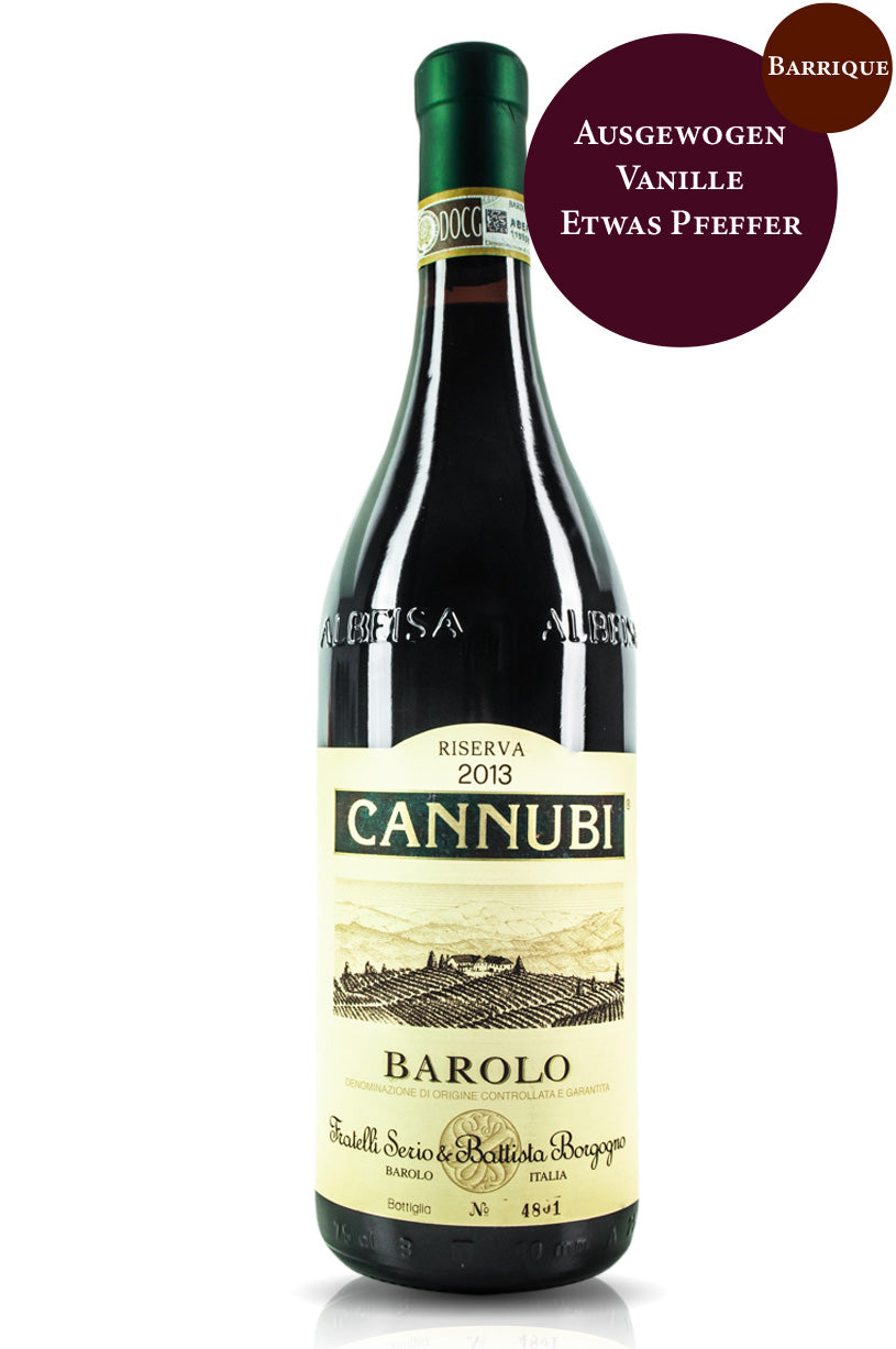 Barolo Qualitätswein2013  Rotwein Piemonte Cannubi Online kaufen