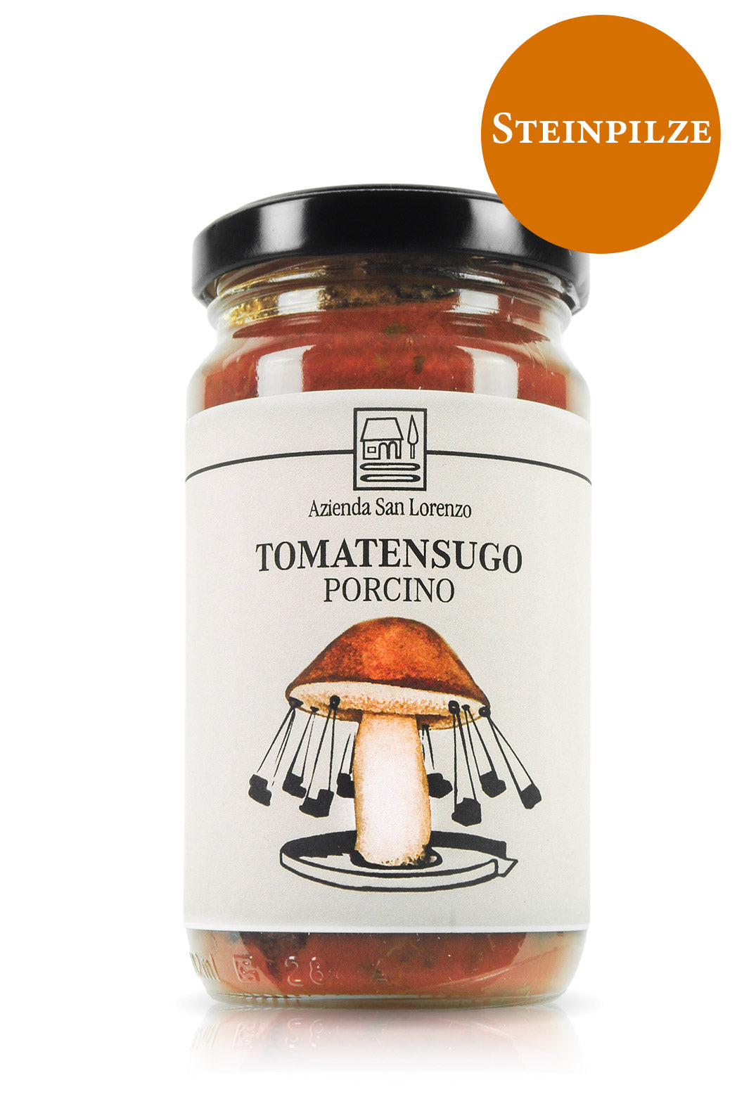 Tomatensauce mit Steinpilzen Porcini aus Italien kaufen Feinkost