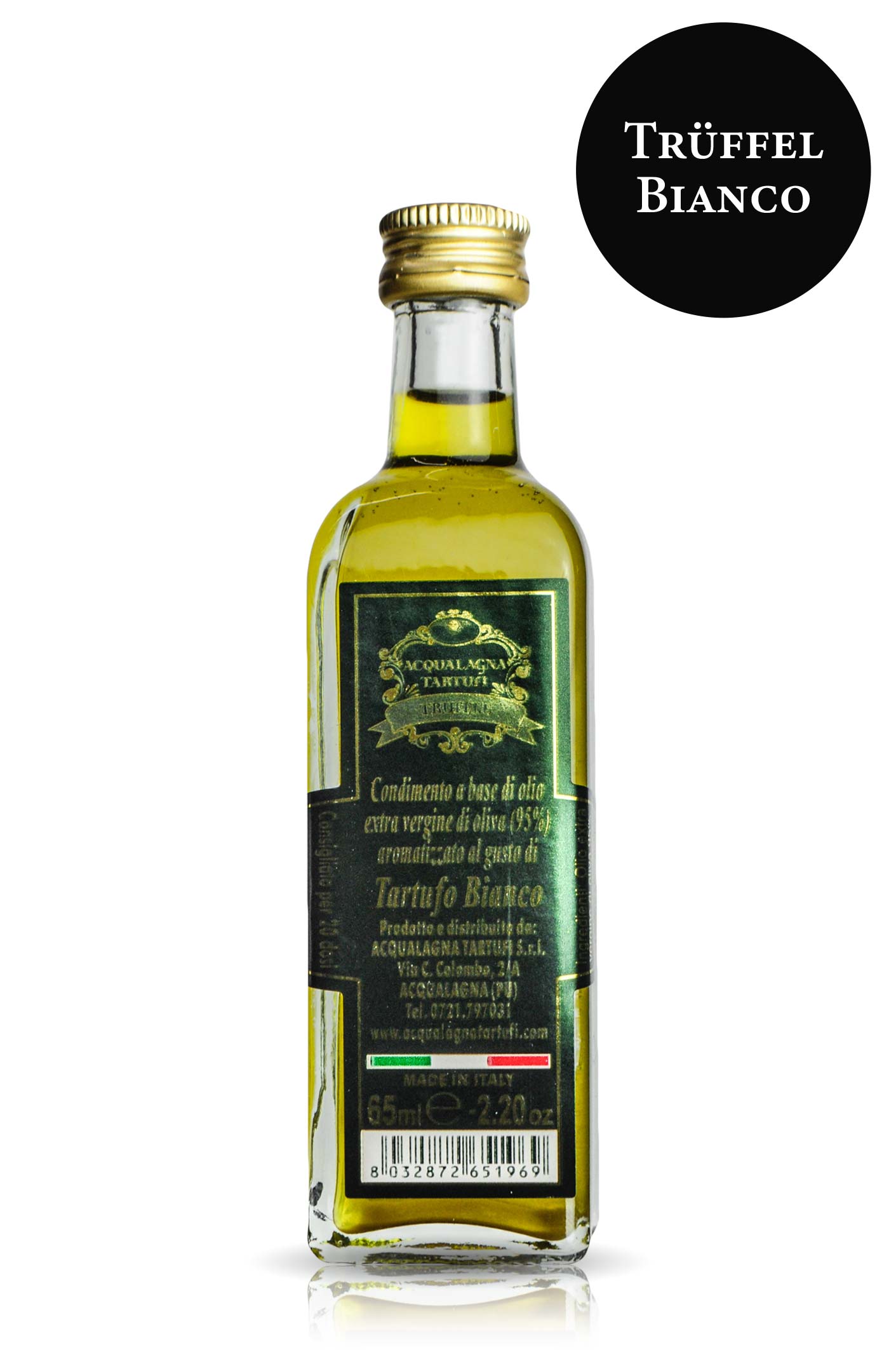 Olivenöl kaltgepresst mit weißem Trüffel Trüffelöl