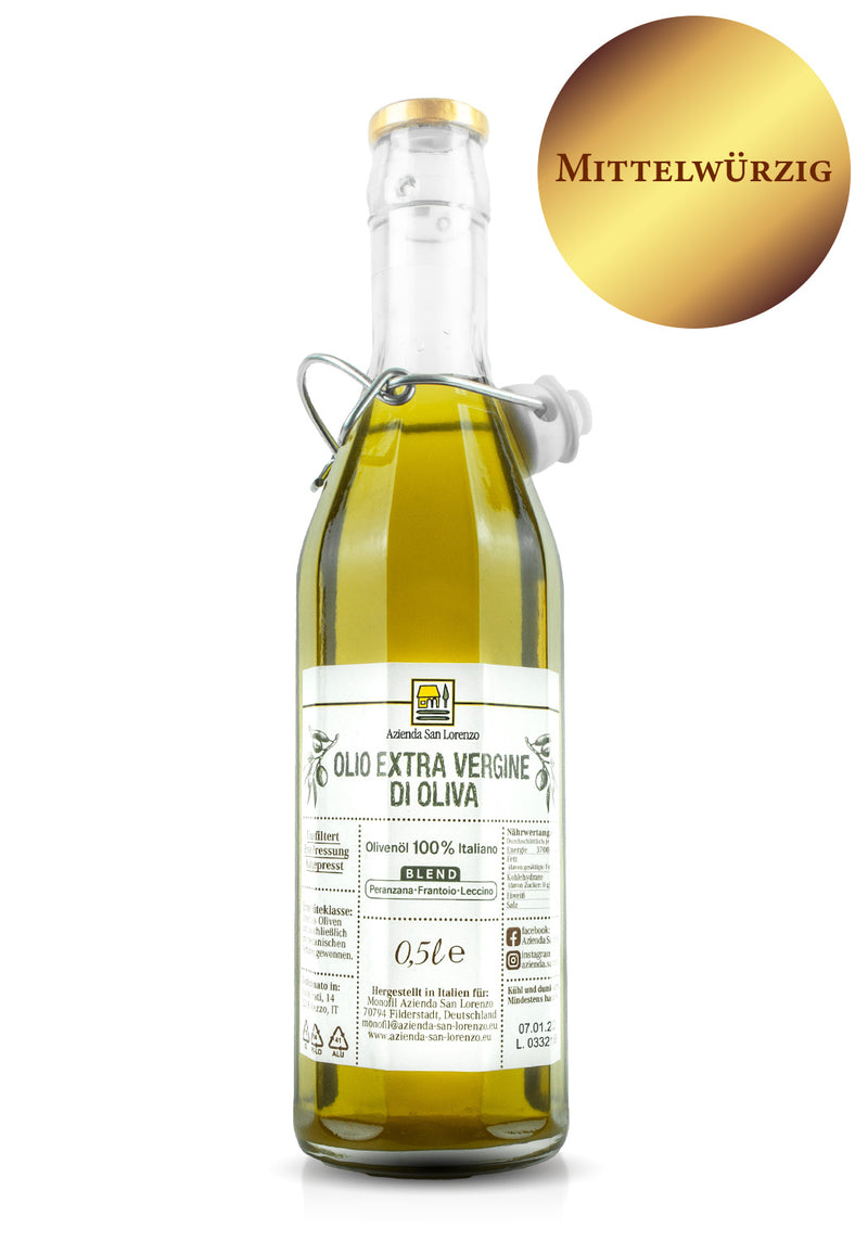 Bauernolivenöl Italien extra vergine kaltgepresst